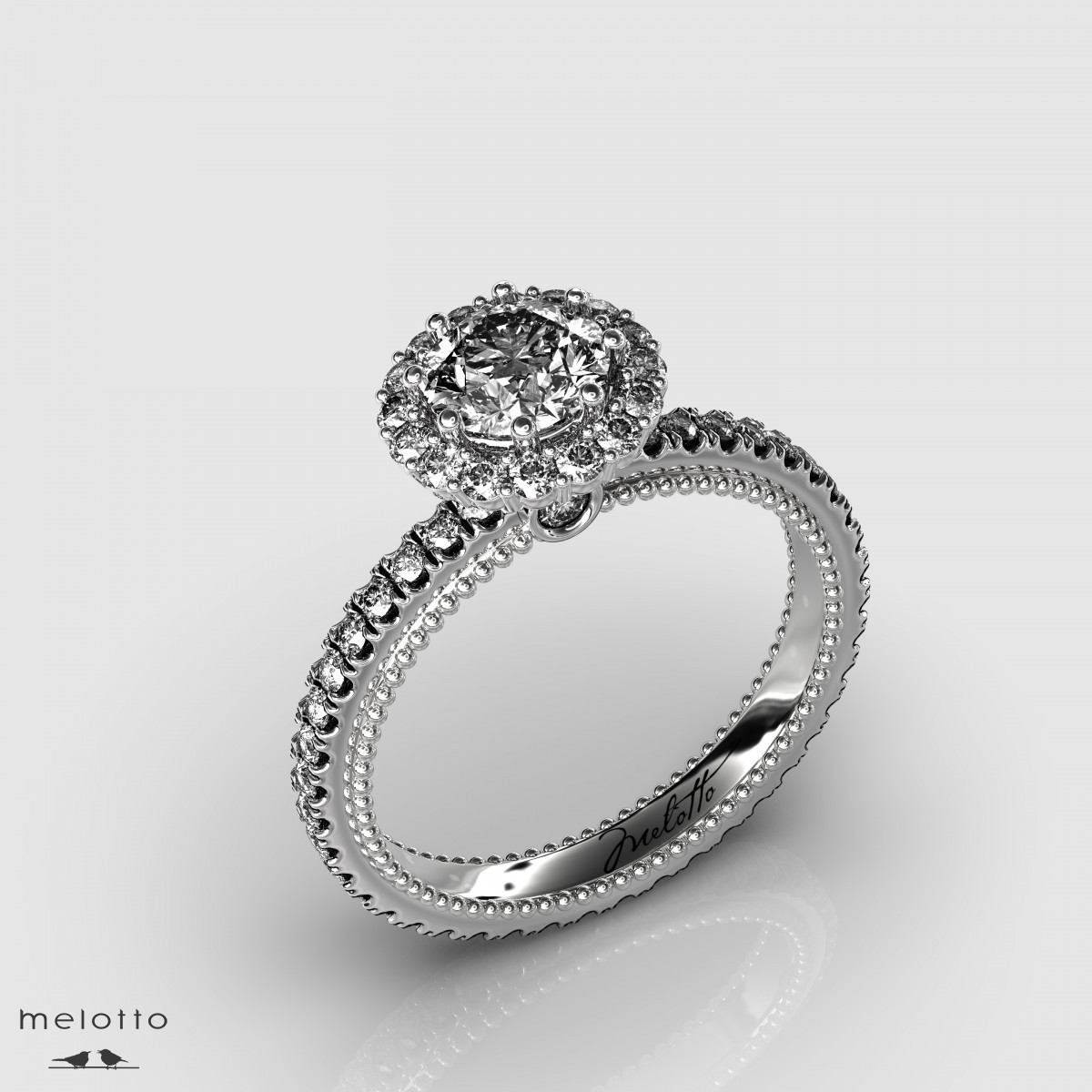 Помолвочное кольцо с бриллиантом Promise