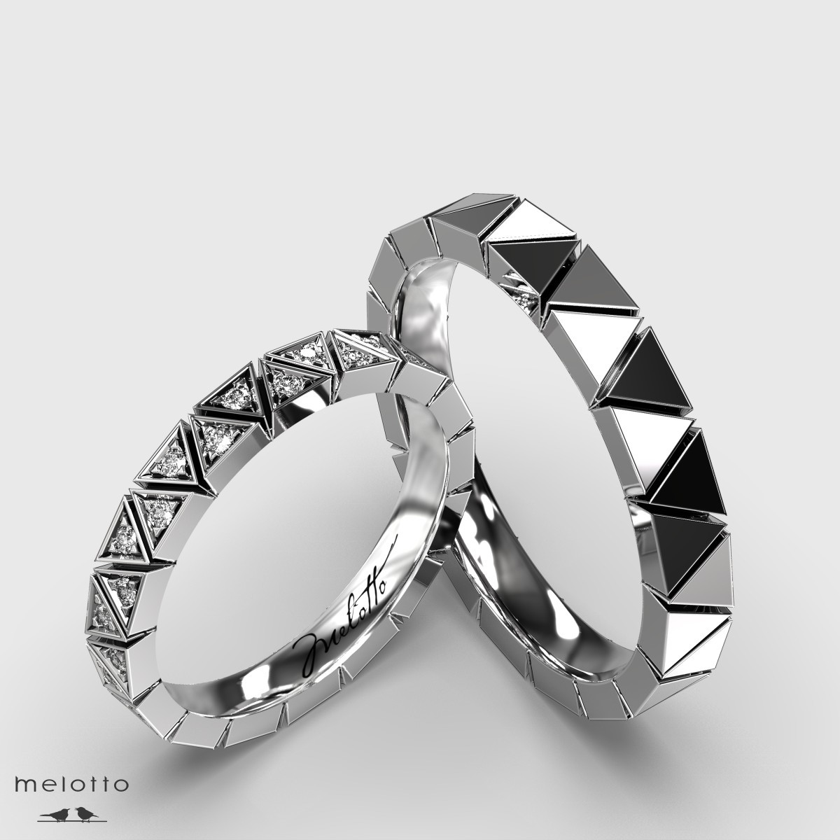 Обручальные кольца Melotto Triángulo