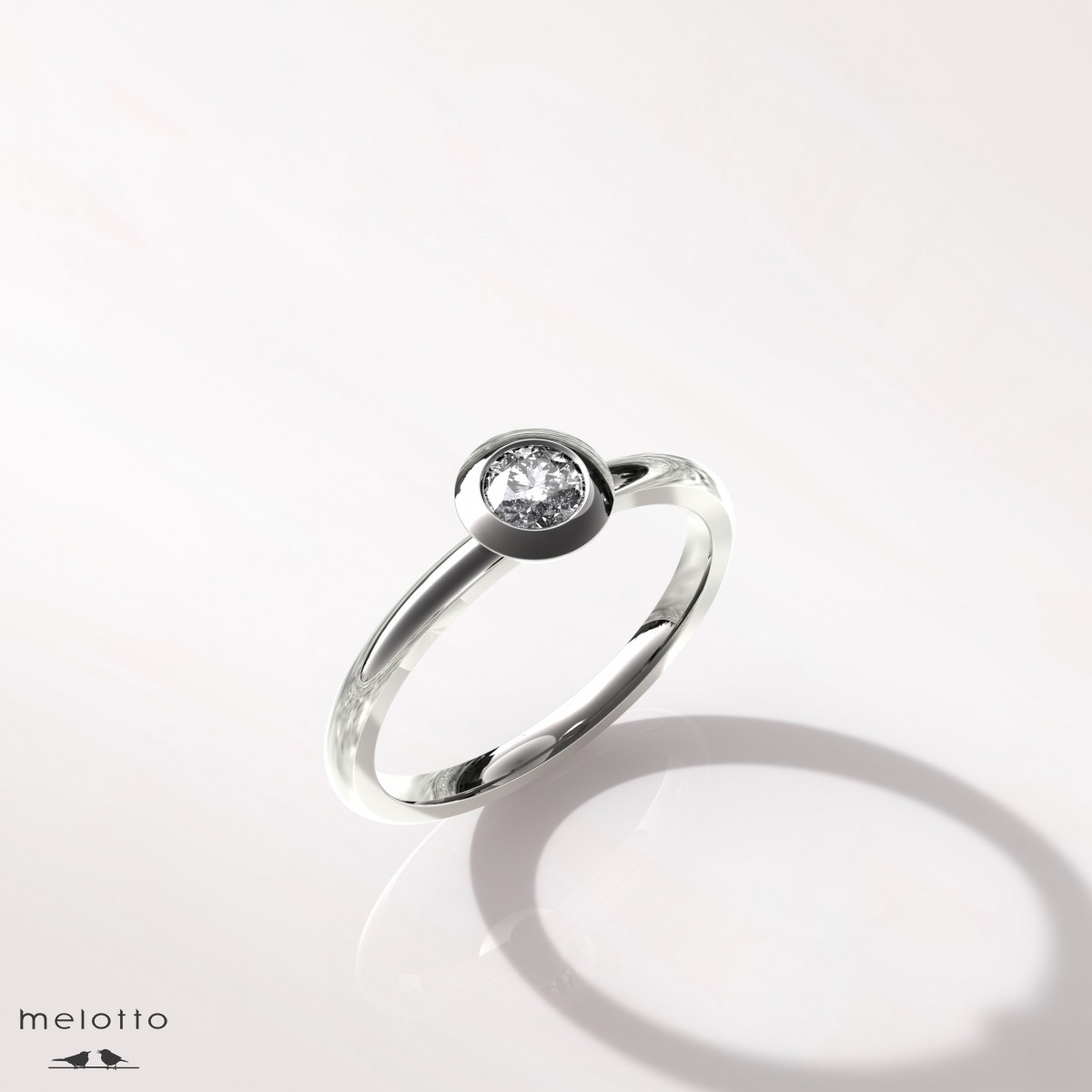 Женское обручальное кольцо «Бриллиант»