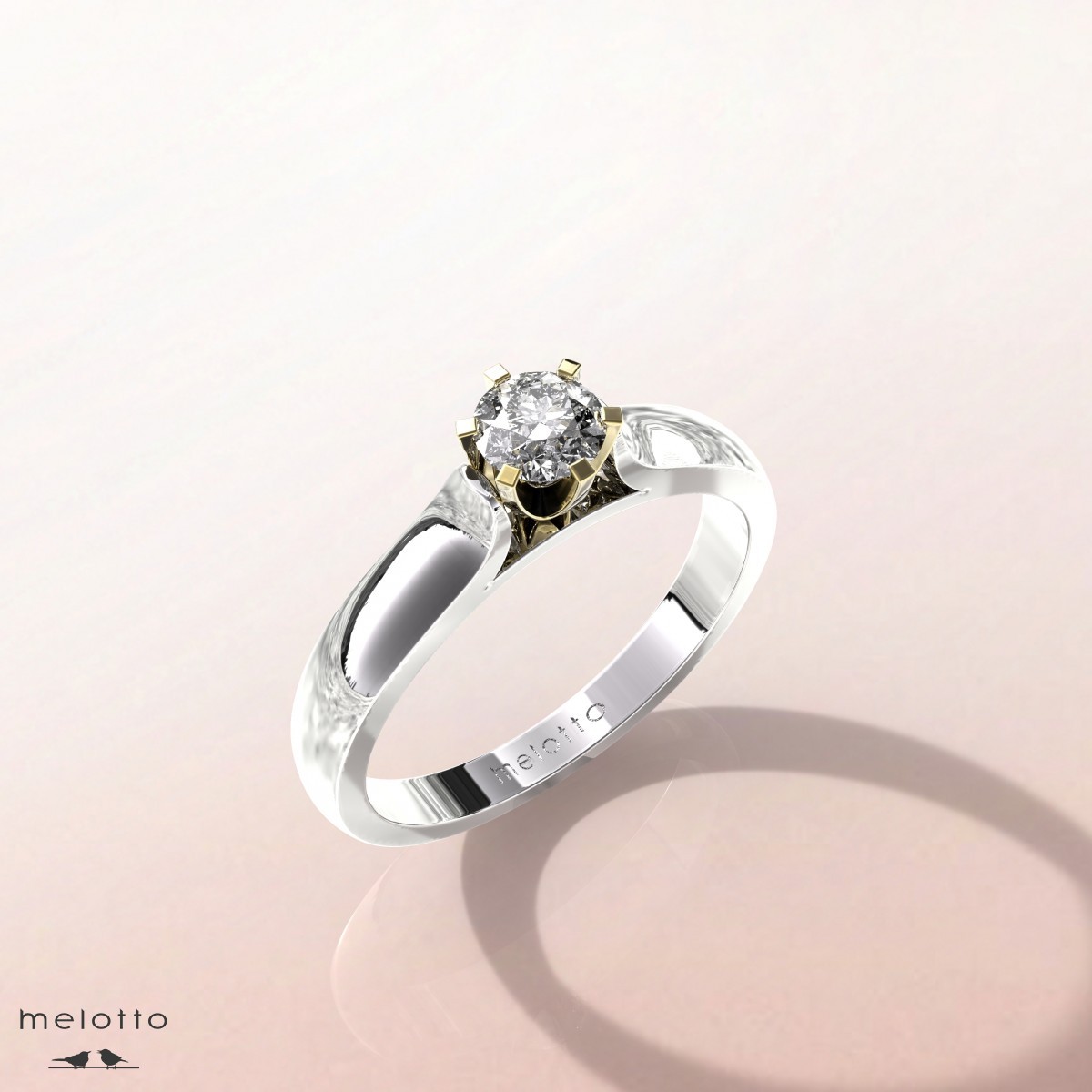 Кольцо для помолвки  «Le diamant»