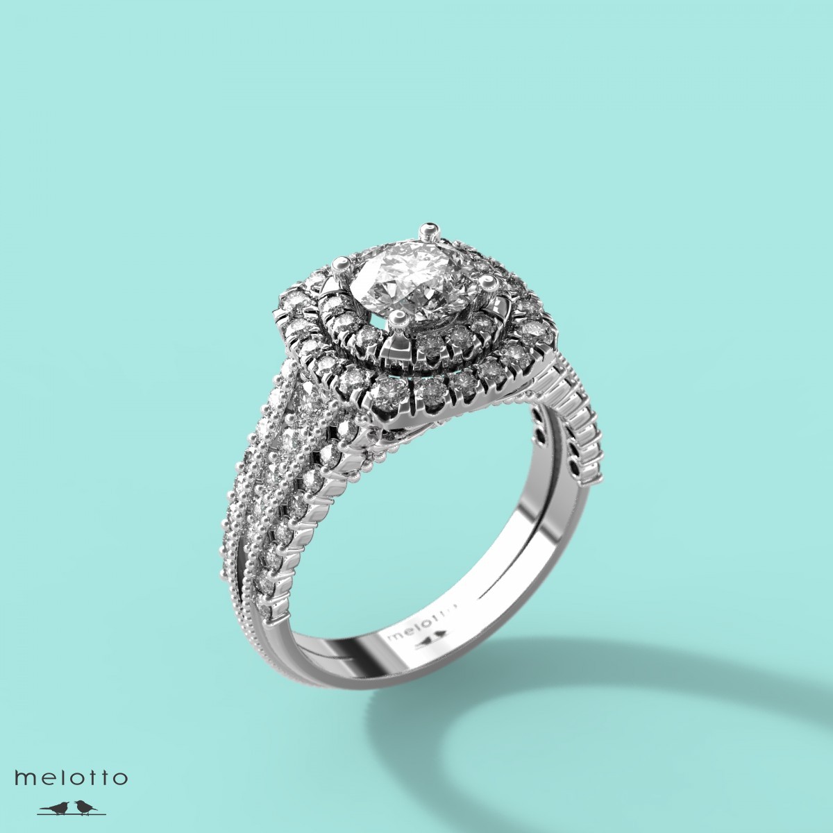 Кольцо на помолвку Love diamond