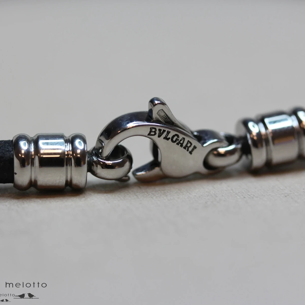 Ремонт замка на шнурке BVLGARI