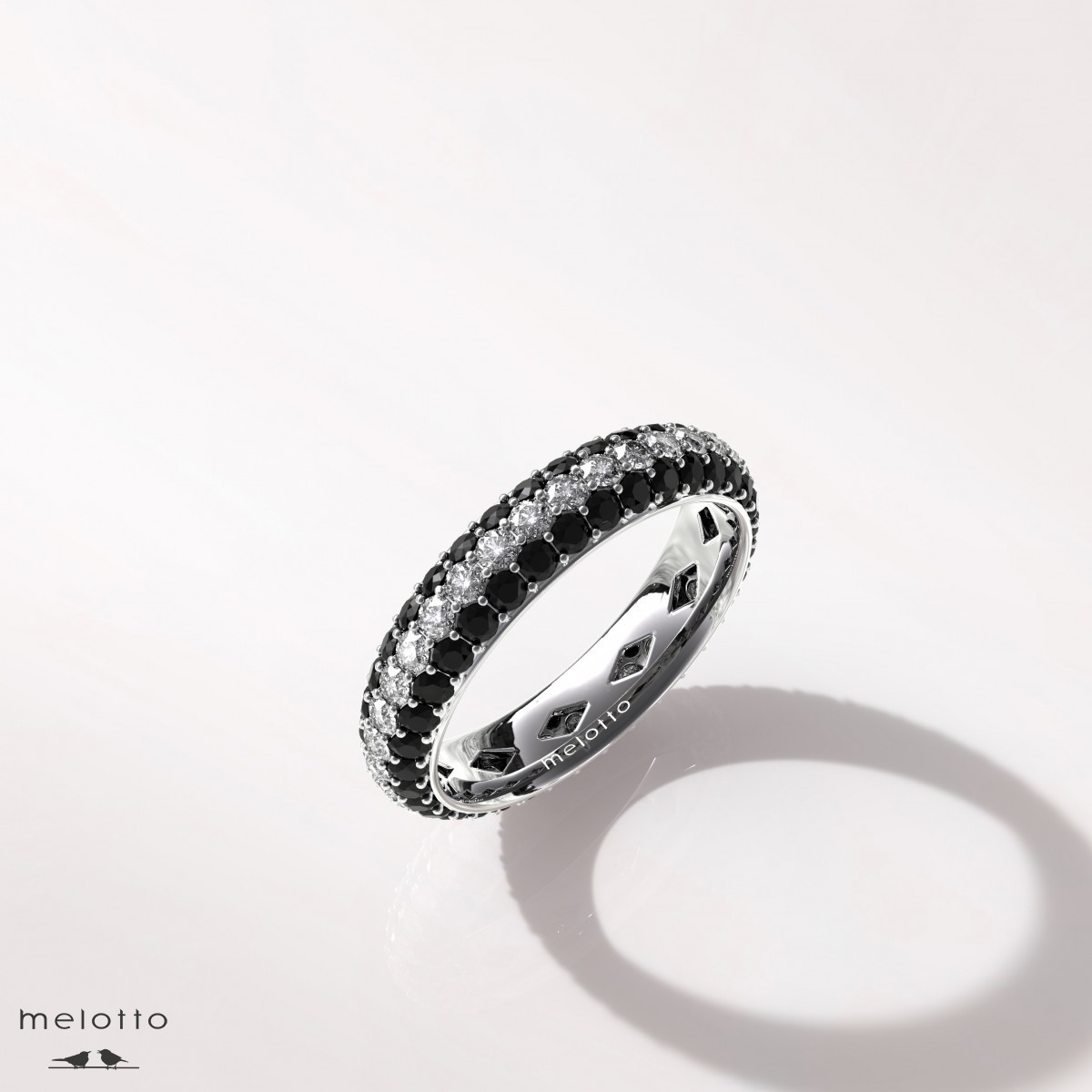 Женское обручальное кольцо «Бриллиантовая пара»