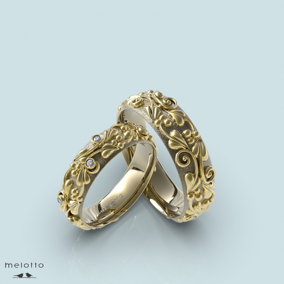 Обручальные кольца «Flora»