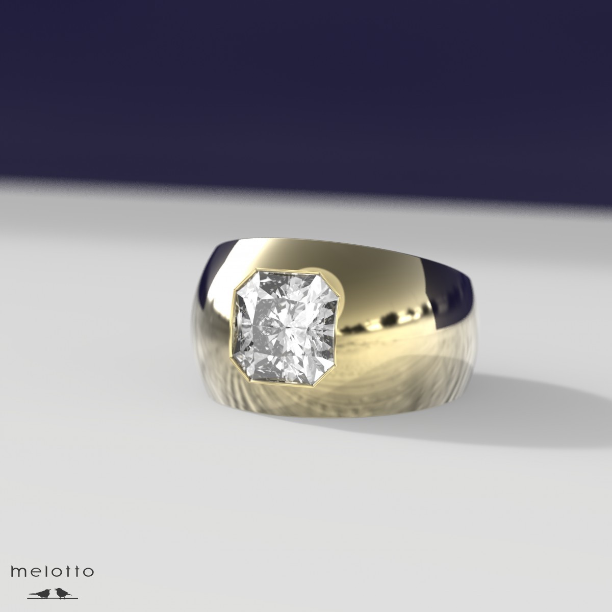 Мужское кольцо «Бриллиант»