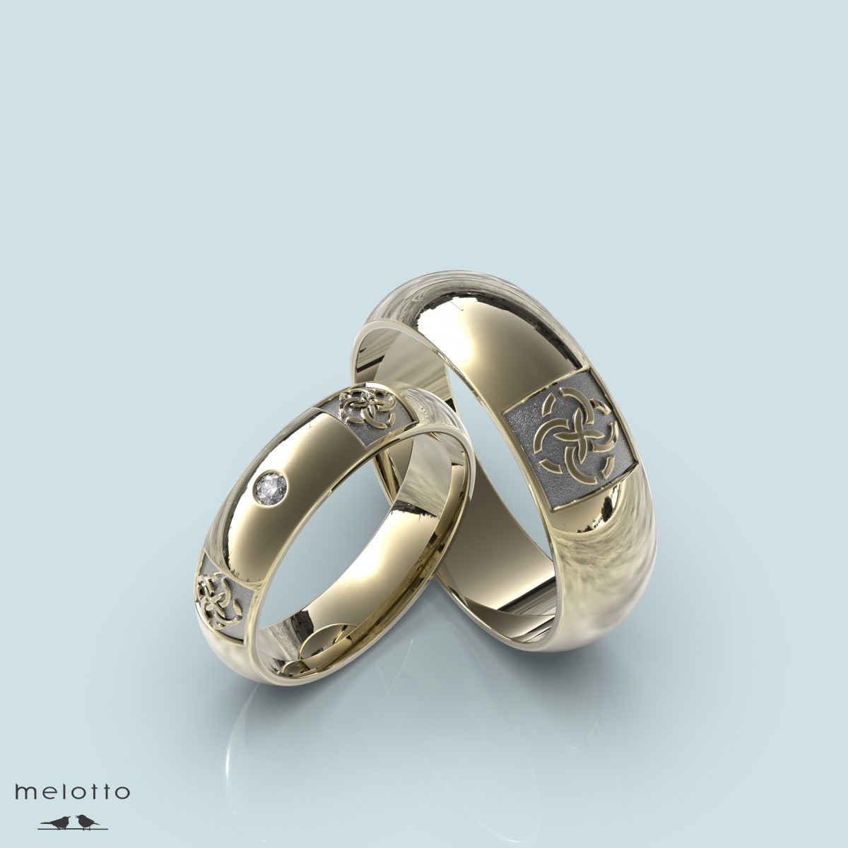 Обручальные кольца с символикой