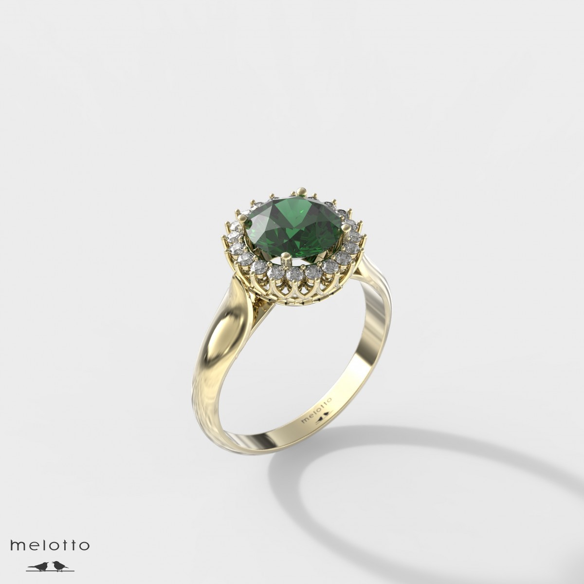 Женское кольцо  «Emeraude»