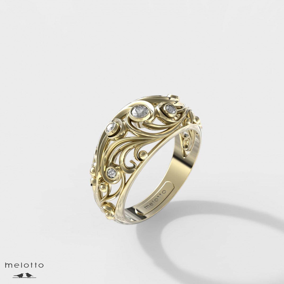 Женское кольцо  «Ajouré»