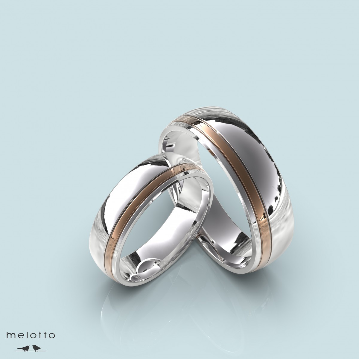 Обручальные кольца «Комбинированные»