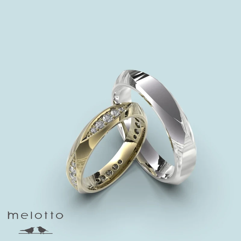 Обручальные кольца необычной формы