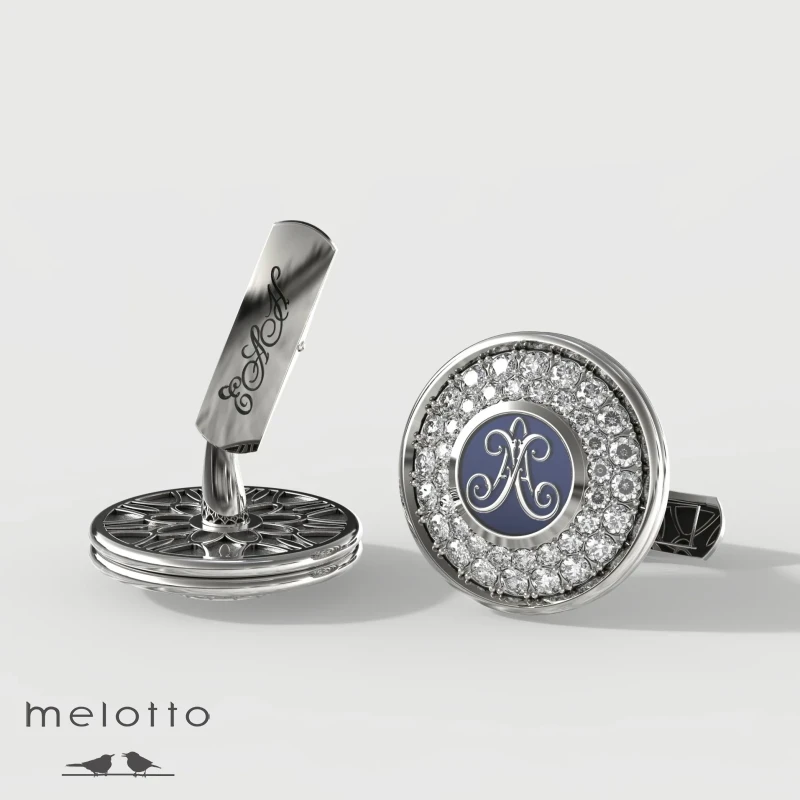 Запонки с бриллиантами