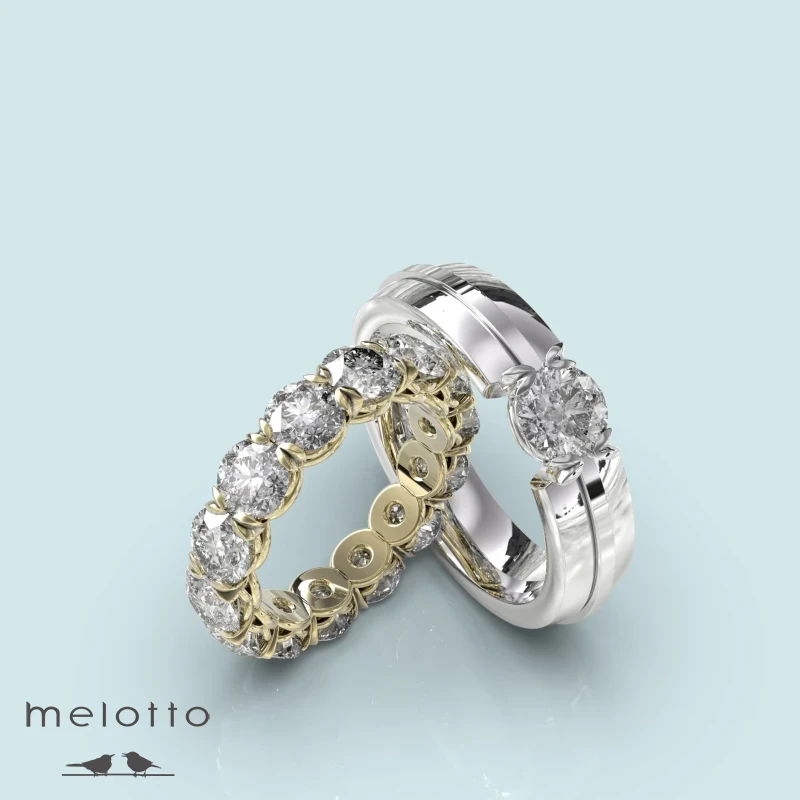 Дорогие обручальные кольца с крупными бриллиантами Дорогие обручальные кольца с крупными бриллиантами