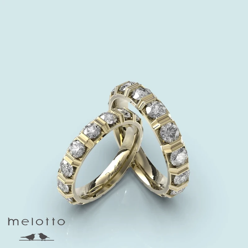 Эксклюзивные обручальные кольца с бриллиантами