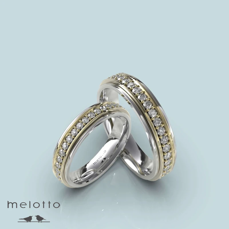 Вращающиеся обручальные кольца с бриллиантами Вращающиеся обручальные кольца с бриллиантами