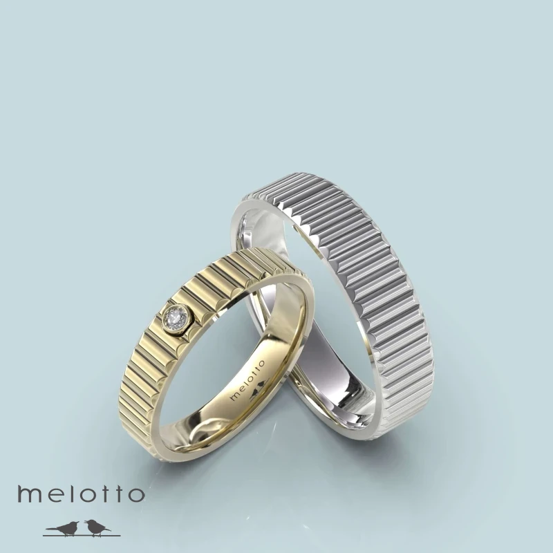 Парные дизайнерские обручальные кольца