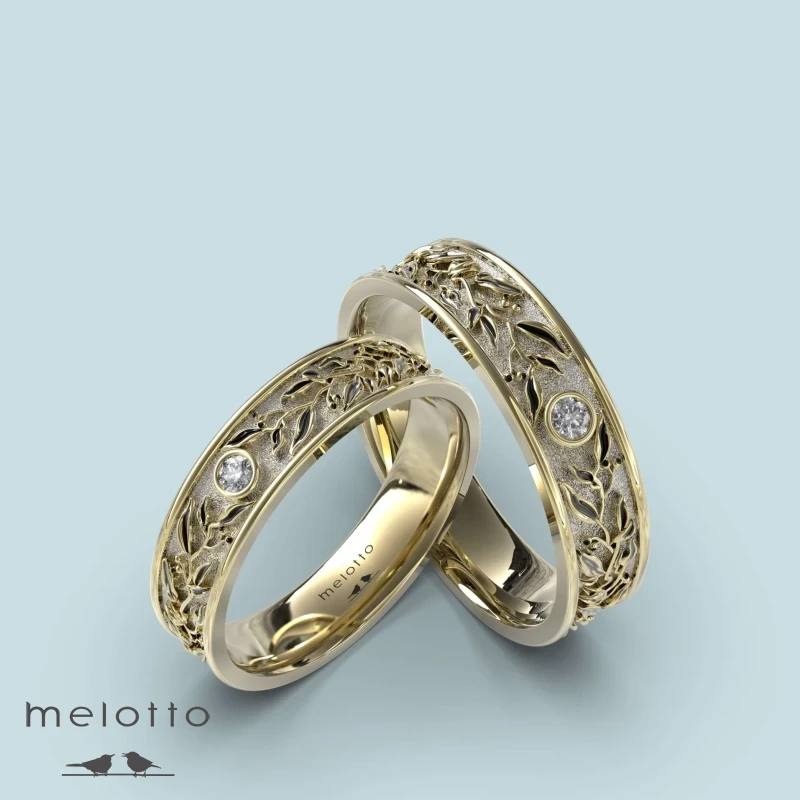 Обручальные кольца Листопад Обручальные кольца Листопад