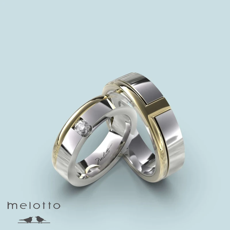 Массивная обручальная пара Массивная обручальная пара