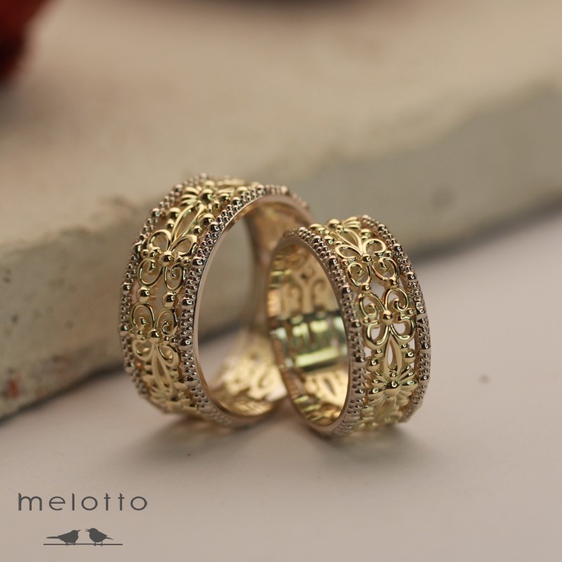 Винтажные обручальные кольца «Франция»