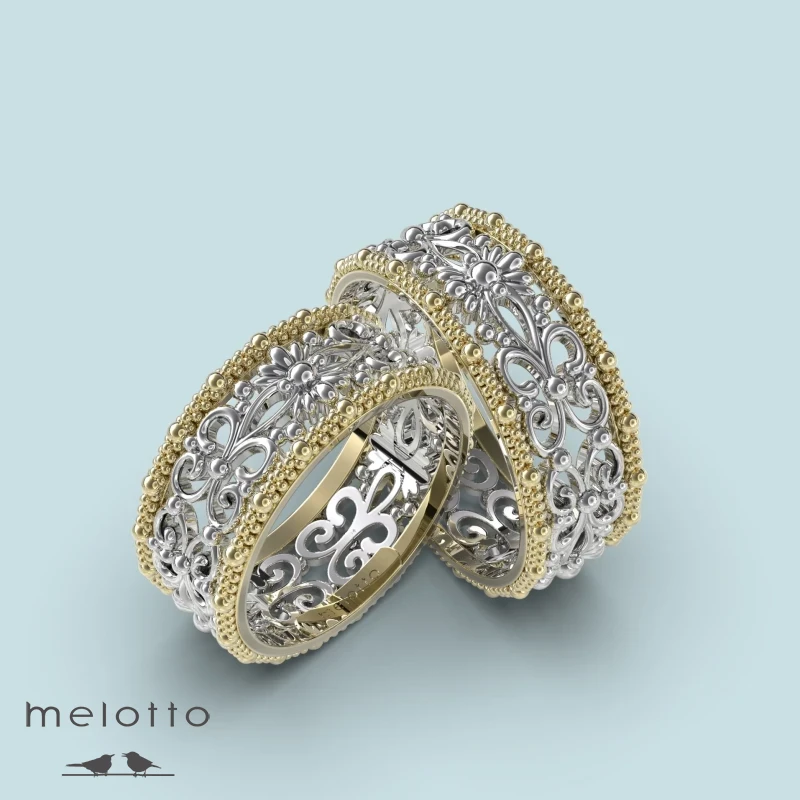 Винтажные обручальные кольца «Франция» Винтажные обручальные кольца «Франция»