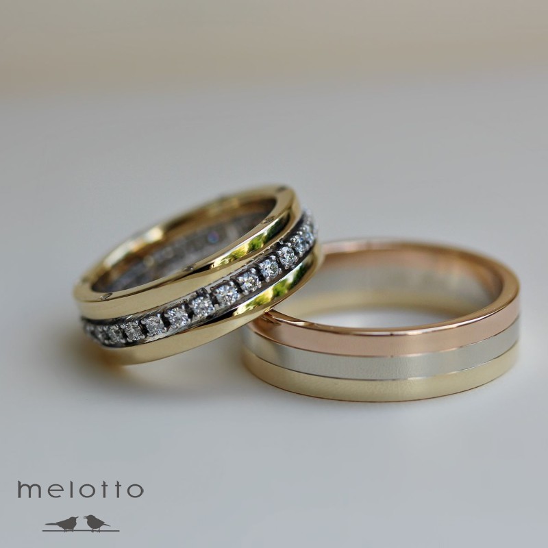 Фирменные обручальные кольца Melotto Фирменные обручальные кольца Melotto