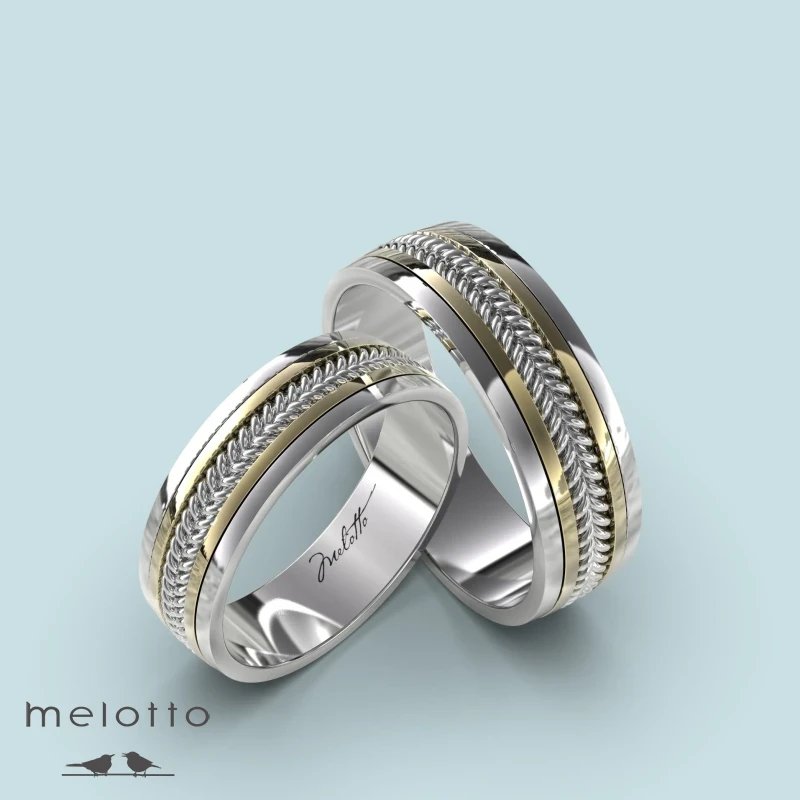 Обручальная пара колец «Энигма»