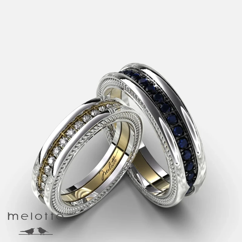 Парные обручальные кольца «Couple»