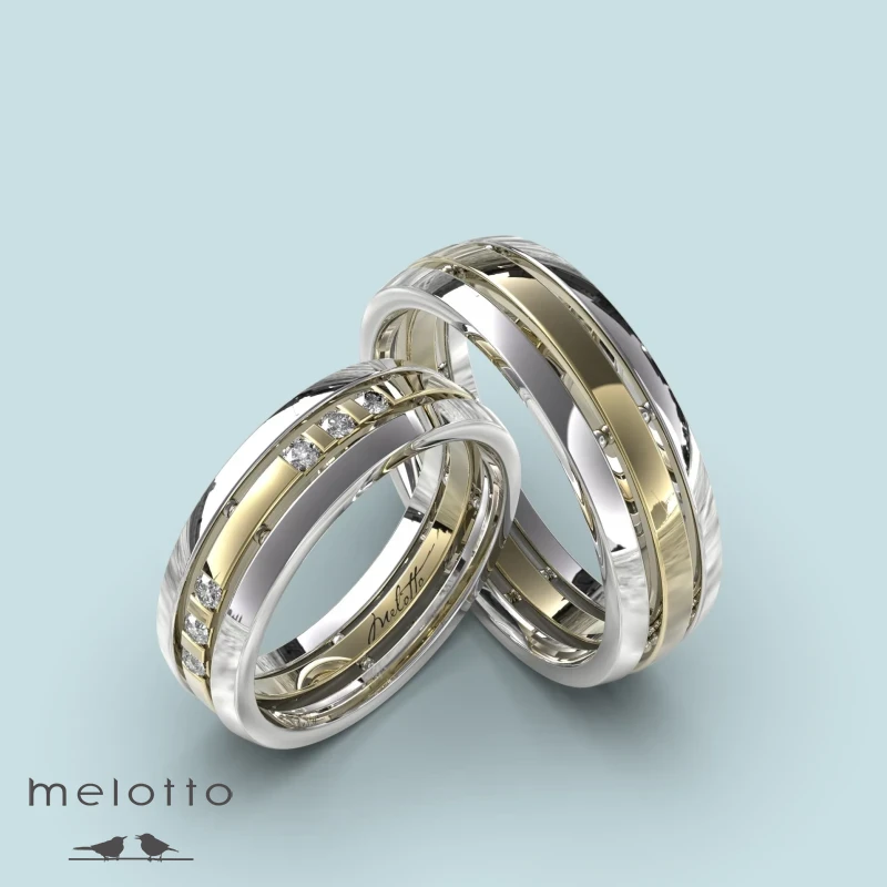 Обручальная пара колец «Пасьянс» Обручальная пара колец «Пасьянс»