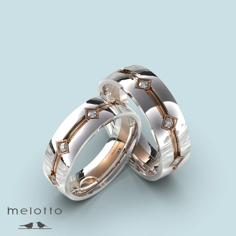 Обручальная пара колец «Annette» Обручальная пара колец «Annette»