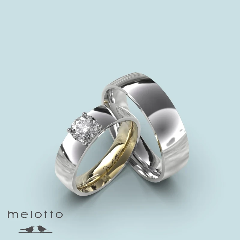 Обручальная пара колец «Карат»