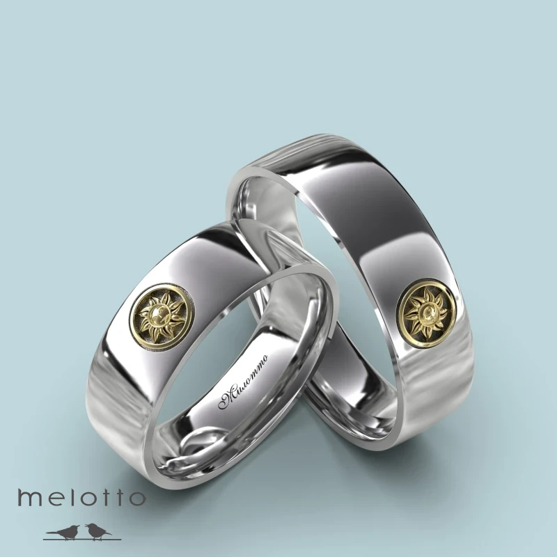 Обручальная пара колец «Ярило» Обручальная пара колец «Ярило»