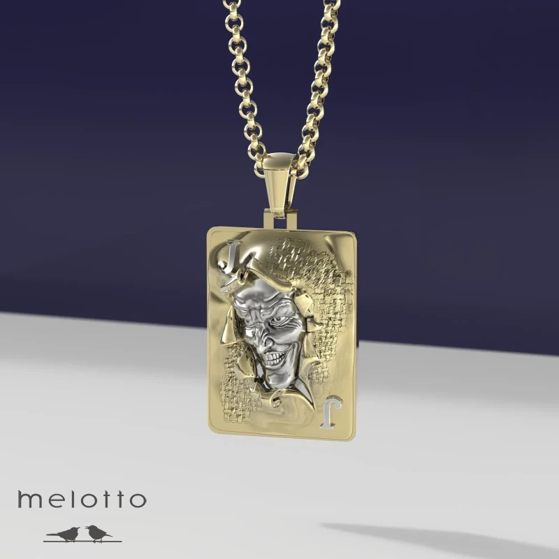Мужской кулон Джокер