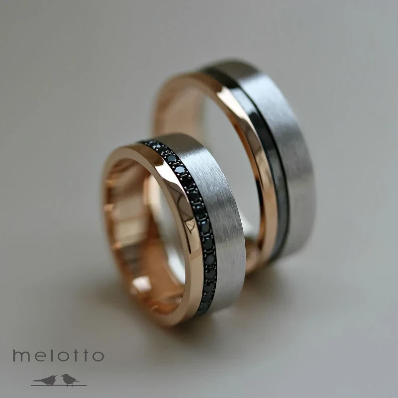 Обручальные кольца «Trinity black» Обручальные кольца «Trinity black»