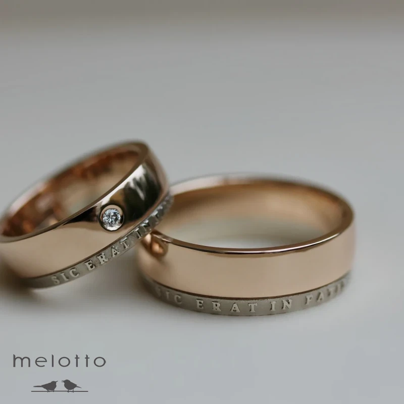 Обручальные кольца с гравировкой клиента Обручальные кольца с гравировкой клиента