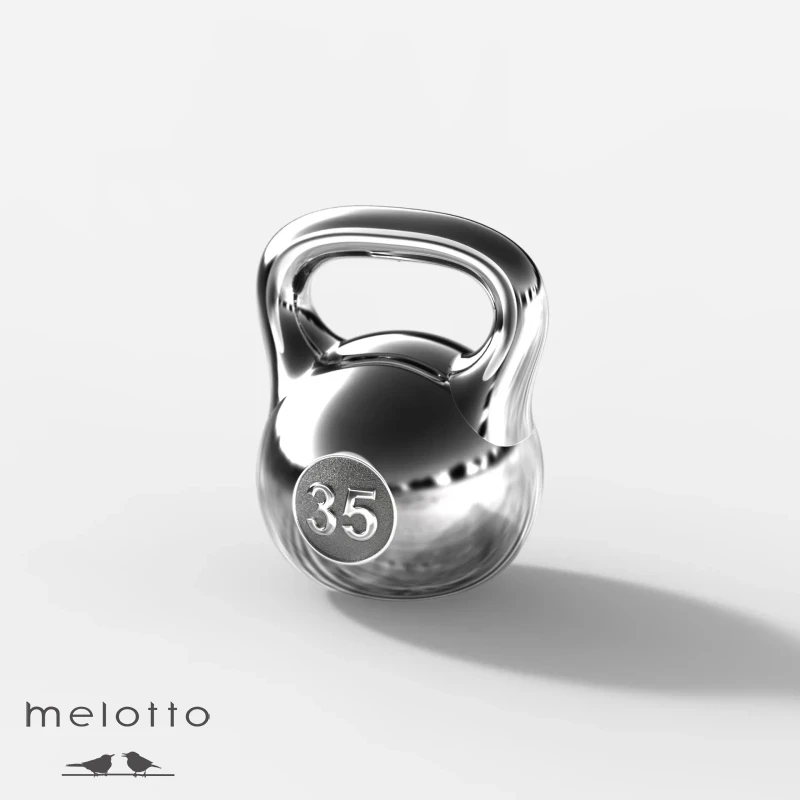 Сувенирная золотая гиря подарок спортсмену