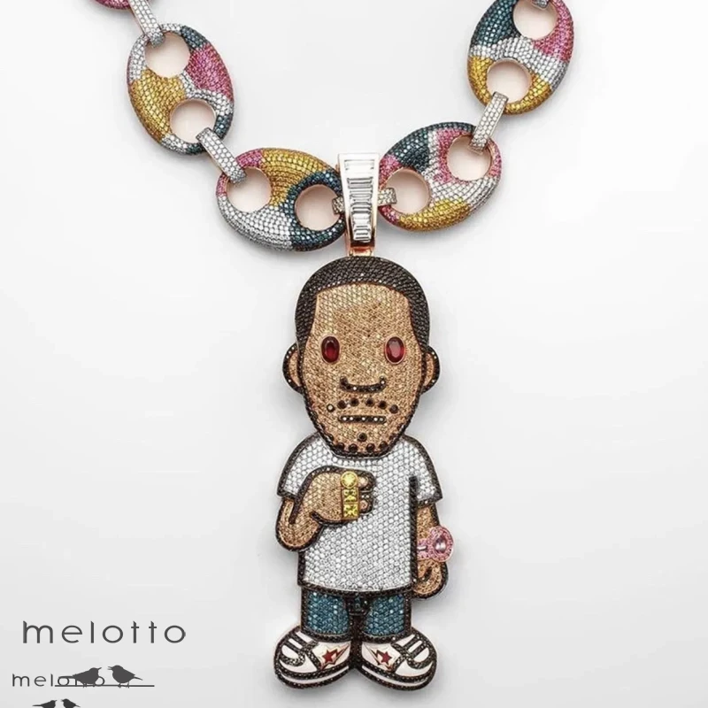 Кулон Bling из золота на заказ Кулон Bling из золота на заказ