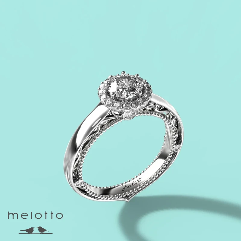 Обручальное кольцо с бриллиантовой оправой Обручальное кольцо с бриллиантовой оправой