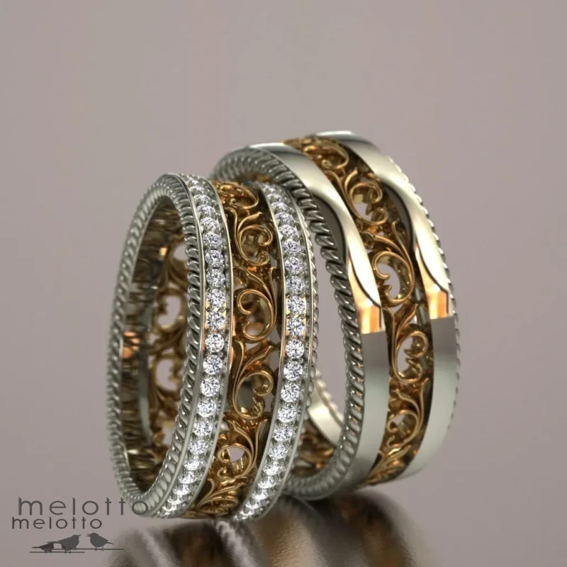 Фирменные обручальные кольца Винтаж 2021 Фирменные обручальные кольца Винтаж 2021