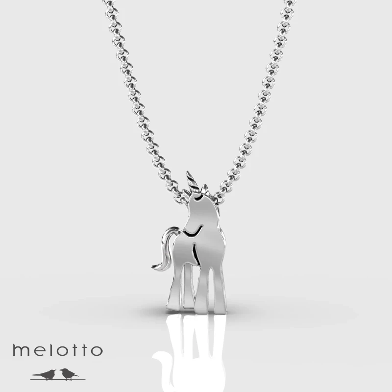 Кулон из белого золота 585 пробы