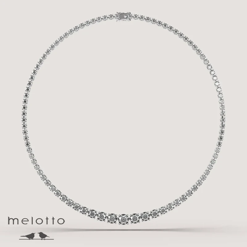 Колье Теннис с бриллиантами