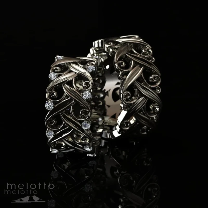 Обручальные кольца «Подвязка»