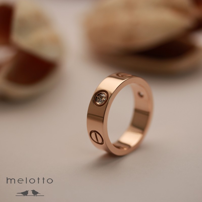 Обручальное кольцо «Diamond Screw»