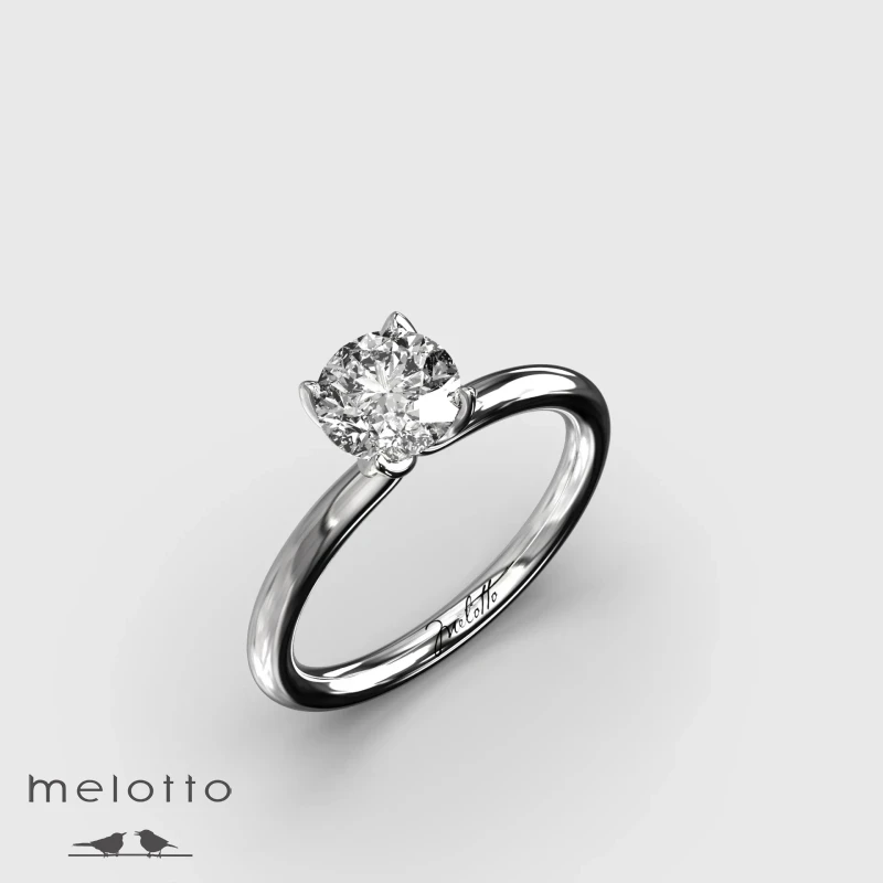 Кольцо на помолвку с бриллиантом Лилия