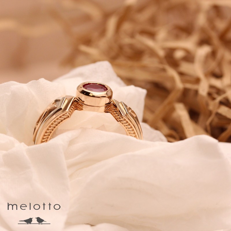 Мужское кольцо «1 карат»