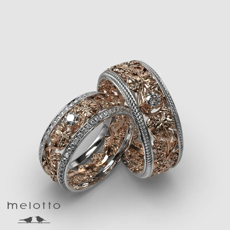 Свадебные кольца Лоза Свадебные кольца Лоза