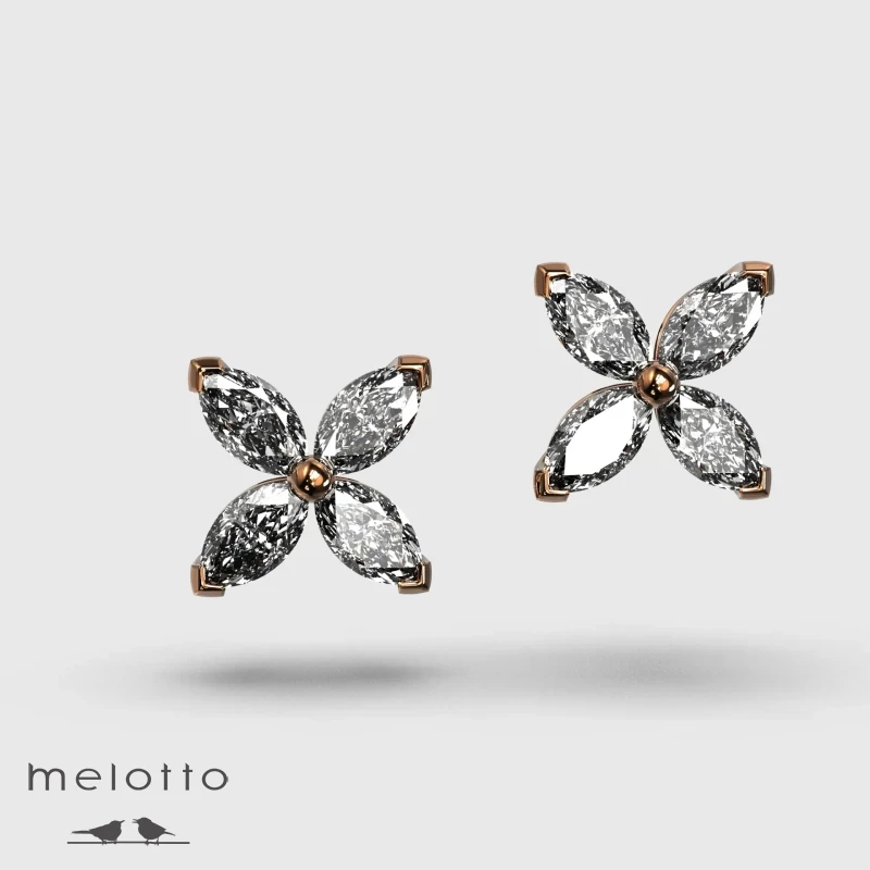 Серьги Victoria с бриллиантами