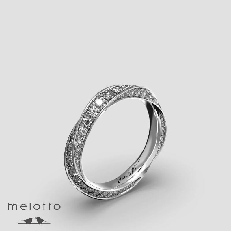 Женское обручальное кольцо «Спираль» Женское обручальное кольцо «Спираль»