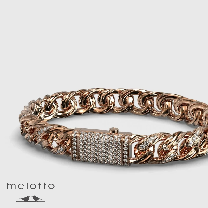 Мужской Эксклюзивный браслет Melotto с бриллиантами