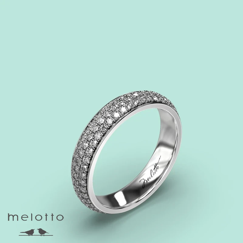 Кольцо из платины и бриллиантов