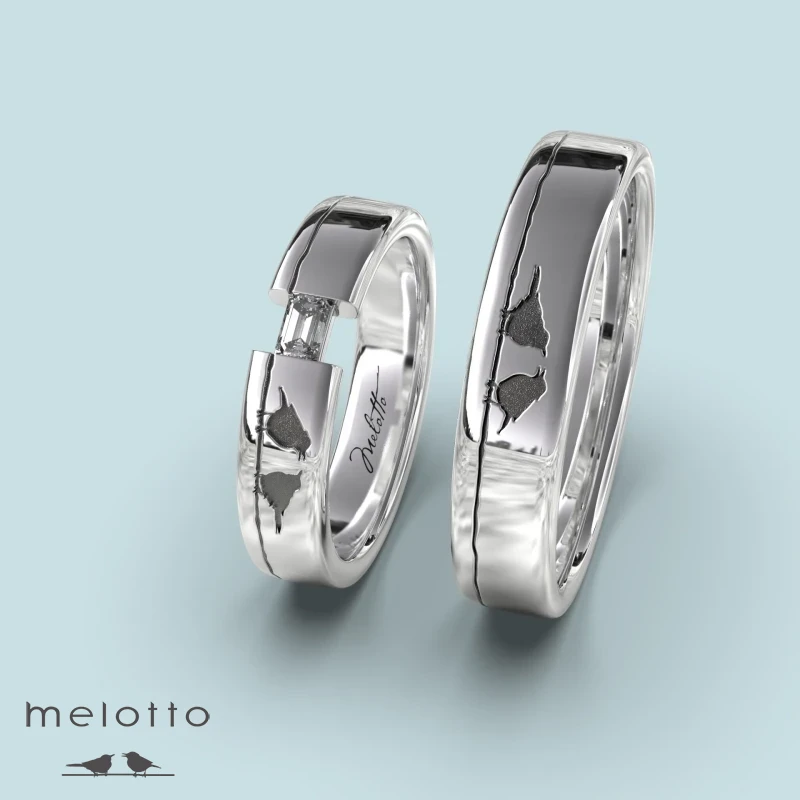 Обручальные кольца Melotto 7421 Обручальные кольца Melotto 7421