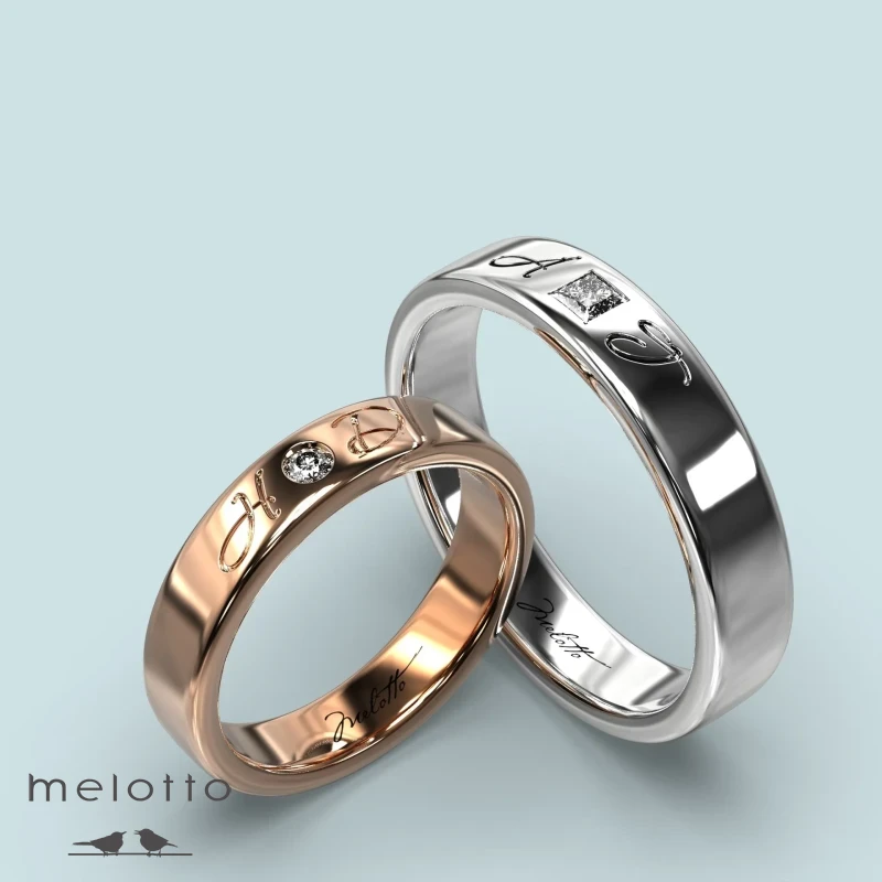 Обручальные кольца Melotto 7422
